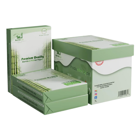 Bamboo Fiber - White Letter-Sized Copy Paper - 3 reams